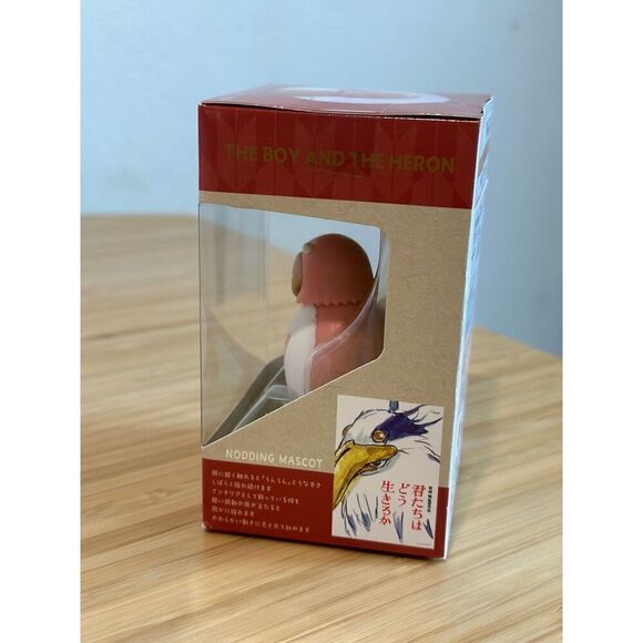 Studio Ghibli The Boy and the Heron Nodding Mascot The Parakeet Red Figure - Picture 3 of 4